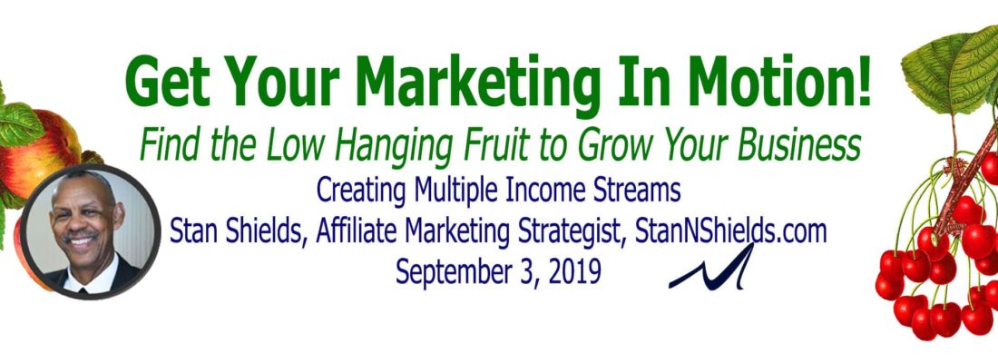 Creating Multiple Income Streams – Low Hanging Fruit | Stan Shields